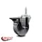 Service Caster 4 Inch Semi Steel Wheel Swivel 58 Inch Threaded Stem Caster with Brake SCC SCC-TS20S414-SSS-PLB-58212 - alternate 4